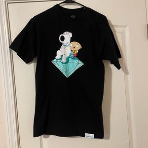 Diamond supply x family guy shirt medium